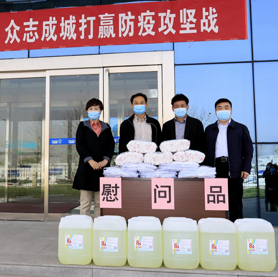 鄭州市人大副主任孫黎、市政府副市長李喜安一行 蒞臨花花牛開展“三送一強”活動